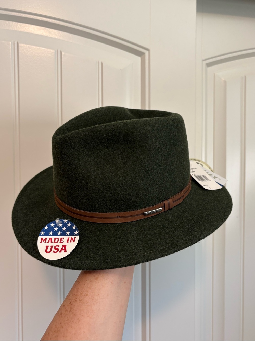 New Stetson EXPLORER OUTDOOR HAT olive green size medium